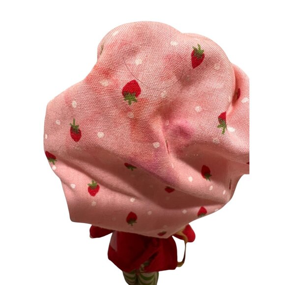 Vintage 1980s American Greetings Strawberry Shortcake Doll with Removable Bonnet - Picture 3 of 7